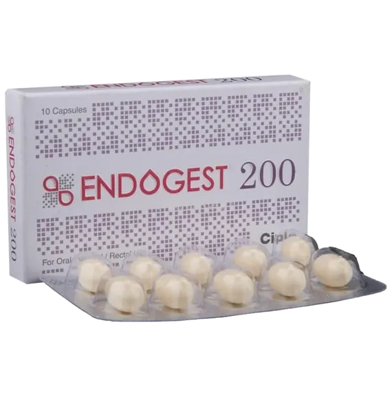 endogest 200mg capsule 10's